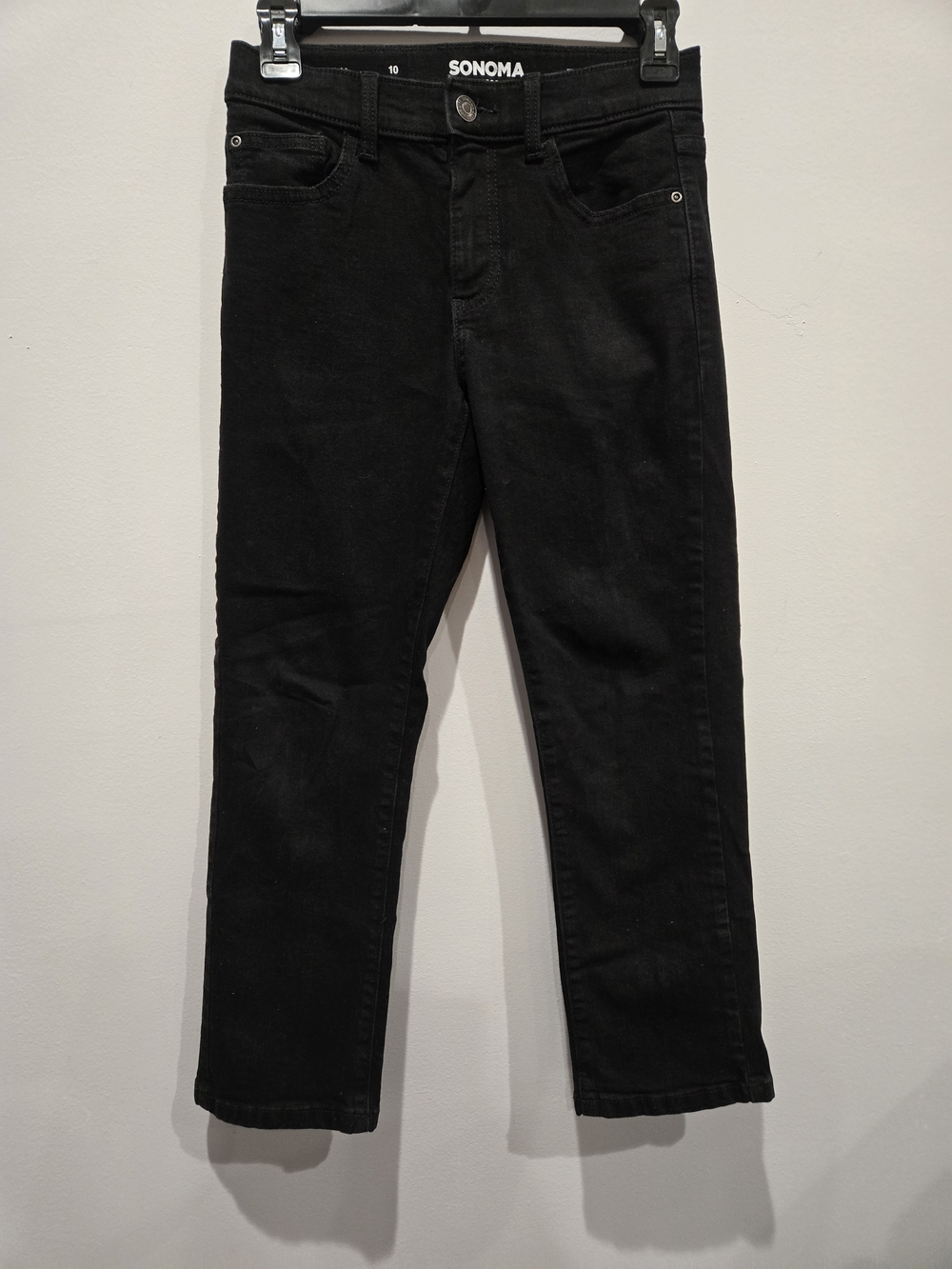 Sonoma Men’s Black Straight Jeans